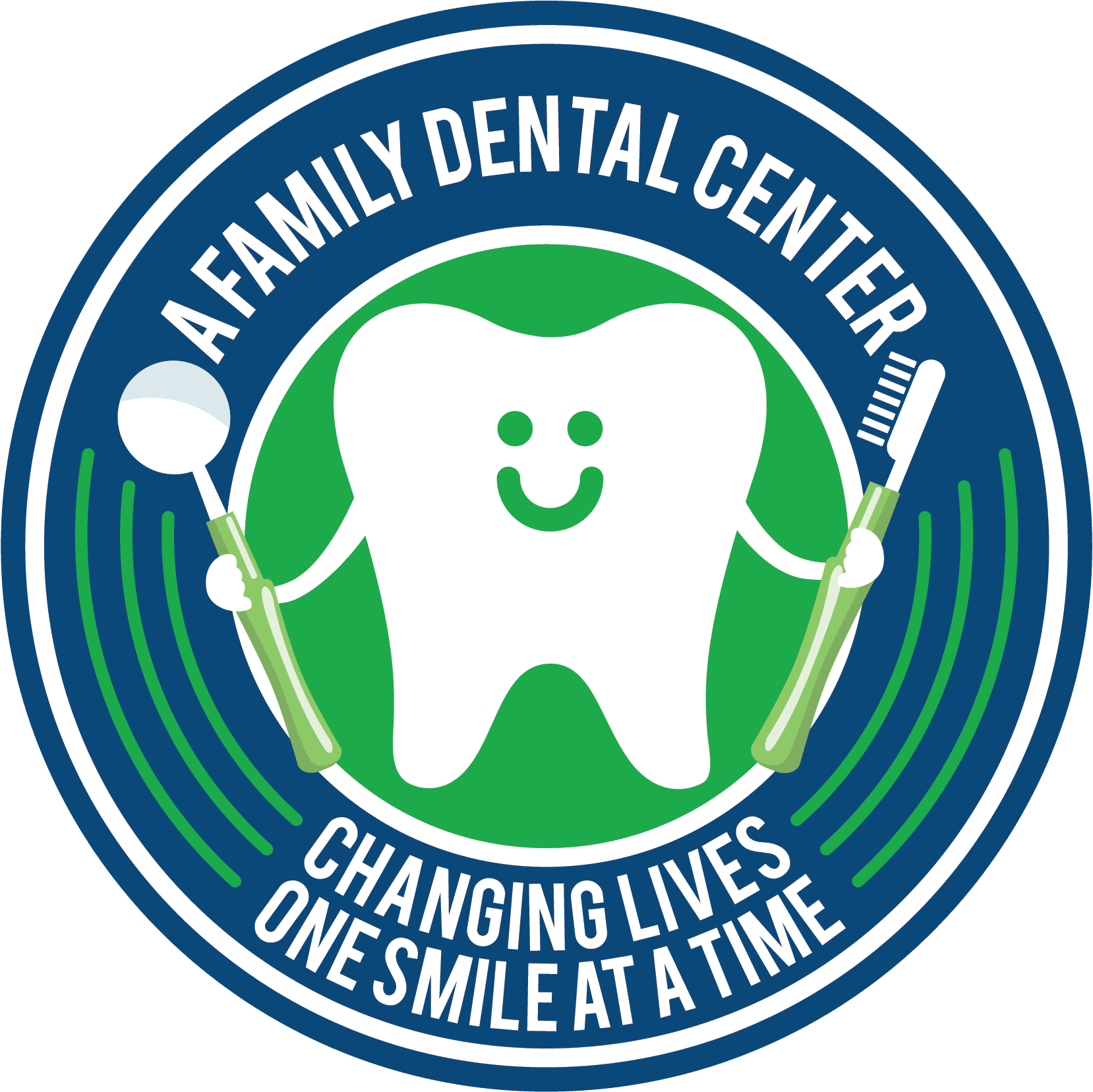 A family dental center logo
